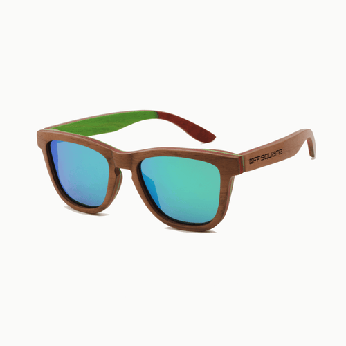 Clas Sonnenbrille Braun mit Grün