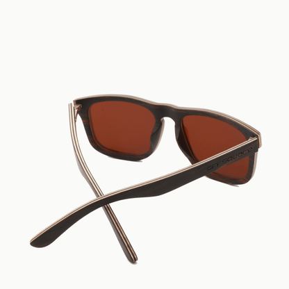 Rail Skateboard Deck Sunglasses Dark Brown - offsquareofficial