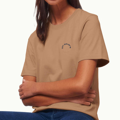 duurzaam dames tshirt camel